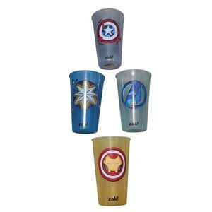 Zak / Marvel Blue Plastic Tumblers
